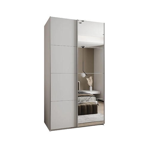 Abiks Meble Armoire à portes battantes Lux 3 245,5/130/64 2 portes