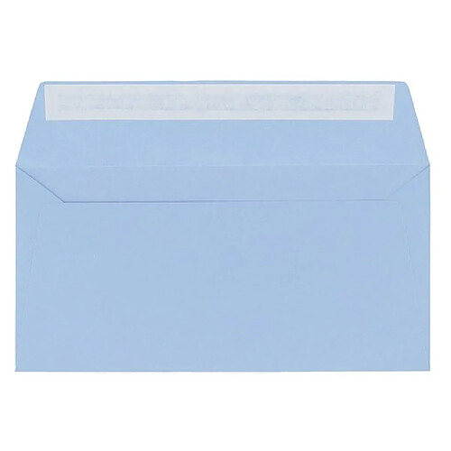 Enveloppe Pollen Clairefontaine bleu lavande 110 x 220 mm - Paquet de 20