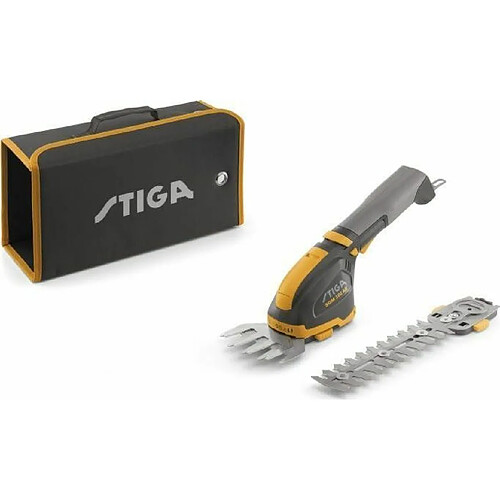 STIGA SGM 102 AE sans Fil Cisaille à Gazon, Sculpte-haie avec Batterie, avec Accessoires 10.8 V