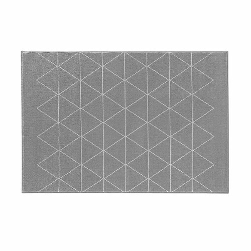 Paris Prix Tapis Tissé Imprimé Yvo 120x170cm Gris