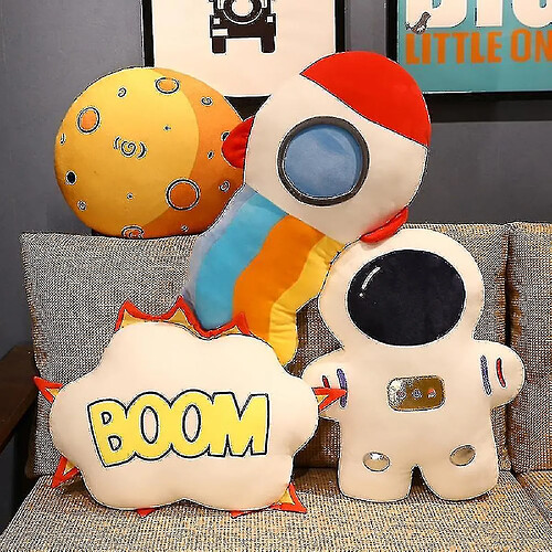 Universal (Astronautes) Animaux empaillés Espace Astronautes Peluches Oreillers remplis créatifs Bombes simulées amusantes