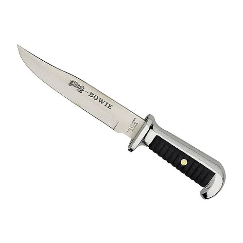 HERBERTZ - 106415 - POIGNARD HERBERTZ BOWIE NOIR 15CM INOX + ETUI