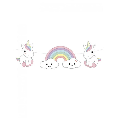 Tim&Puce Guirlande baby licorne 3M