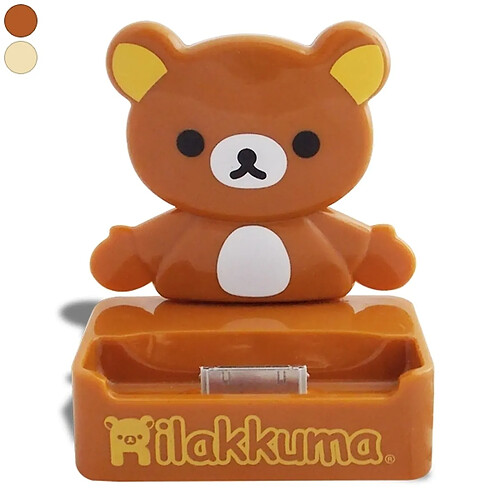 Totalcadeau Station de recharge iPhone 4 dock chargeur USB ourson Rilakkuma beige