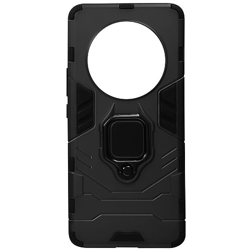 Avizar Coque Honor Magic 4 Pro Hybride Antichoc avec Bague Métallique Support Noir