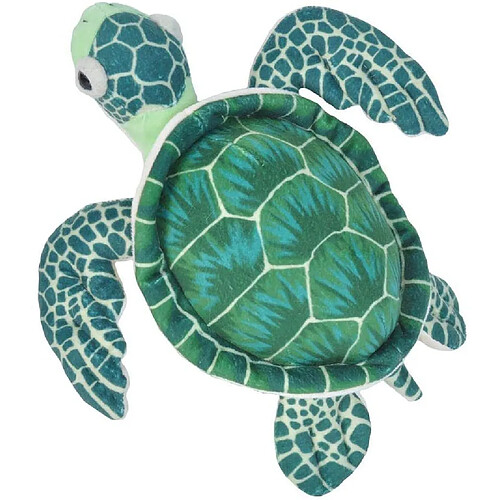 Wild Republic peluche Tortue de mer Cuddlekins de 20 cm vert