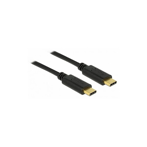 Câble USB-C DELOCK 83324 (2 m) Noir