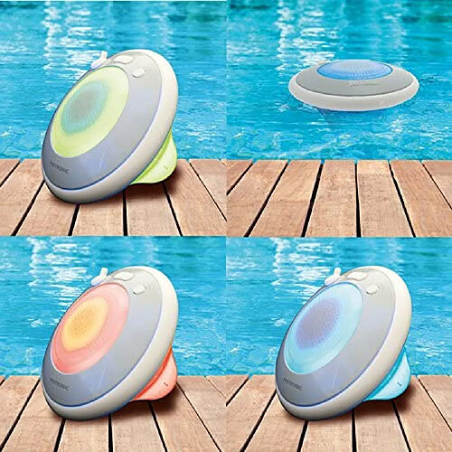 Metronic enceinte Bluetooth Waterproof Flottante pour Piscine gris