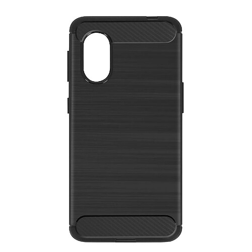 Avizar Coque Samsung Galaxy Xcover 5 Souple Coins Renforcés Carbone Effet Brossé Noir