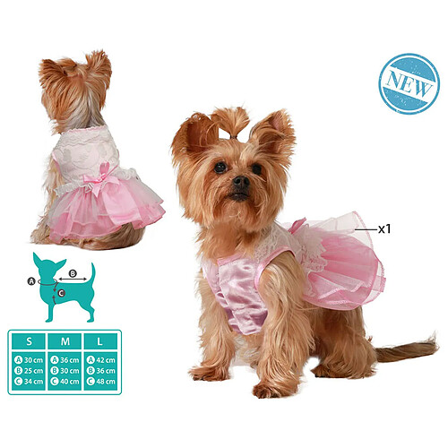 BigBuy Pets déguisement pour chien Taille S Princesse