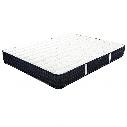 LUXURY LITERIE Matelas Gold (20cm), Mousse haute densité, Haute adaptabilité, Indépendance du couchage, Ergonomique, Face été/hiver, 180x200cm