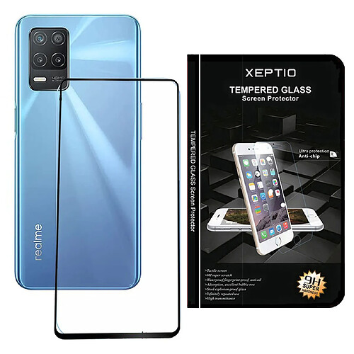 Xeptio Oppo Realme 8 5G vitre protection écran noir