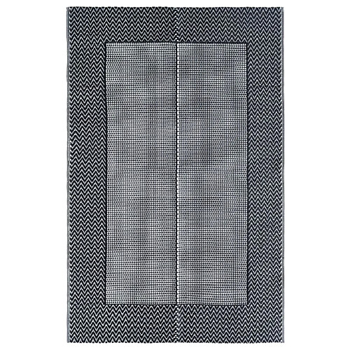 vidaXL Tapis d'extérieur Gris 120x180 cm PP