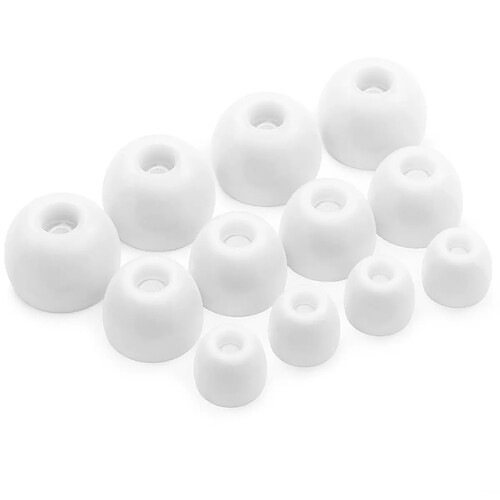 Okuli 12 x Écouteurs en Silicone Embouts d'oreilles pour Samsung Galaxy Buds 2 Casque Écouteurs en Blanc