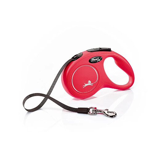 Laisse New Classic S Tape 5 m red Flexi CL10T5-251-R-20