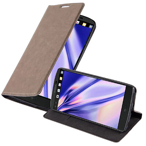 Cadorabo Coque LG V10 Etui en Brun