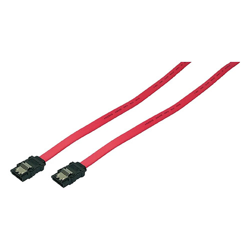 LogiLink Câble Serial ATA, 0,30 m, rouge ()