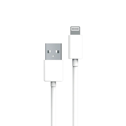 My Way Myway Câble Lightning vers USB 2.0 Charge 12W et Synchronisation 3m Blanc