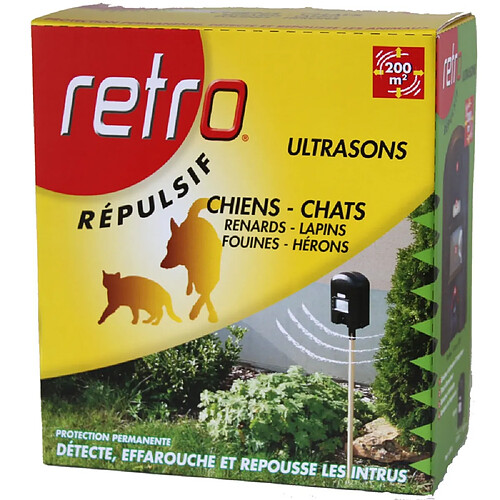 Répulsif ultrasons chiens & chats RETRO