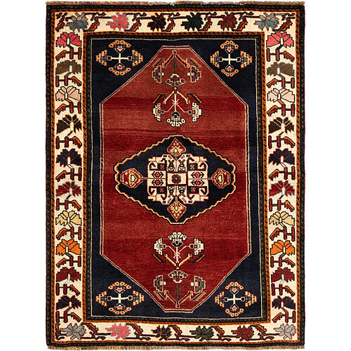 Vidal Tapis de laine 152x116 rouge Ghashghai