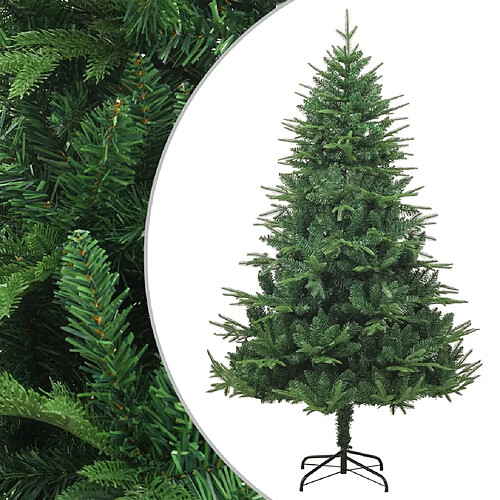 vidaXL Sapin de Noël artificiel Vert 180 cm PVC et PE