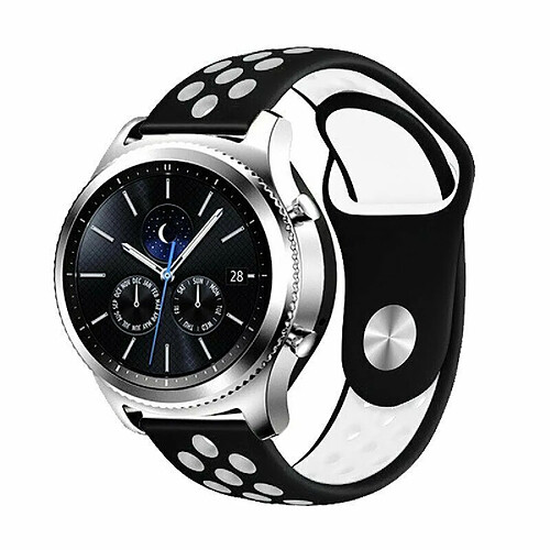 PHONECARE Bracelet SportyStyle pour Honor Watch GS 3 - Noir / Blanc