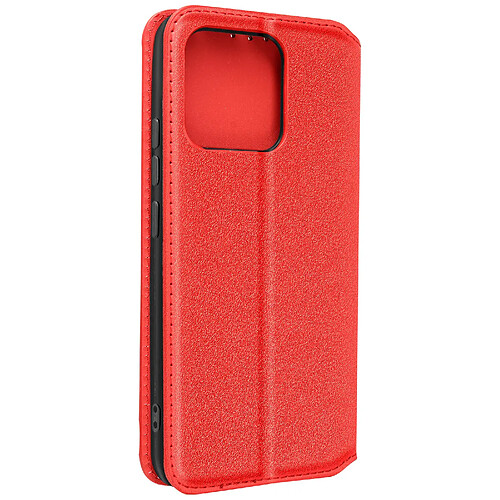 Avizar Housse pour Xiaomi 13 clapet magnétique porte-carte Support vidéo Rouge