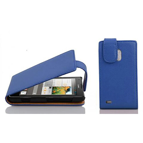 Cadorabo Coque Huawei ASCEND G700 Etui en Bleu