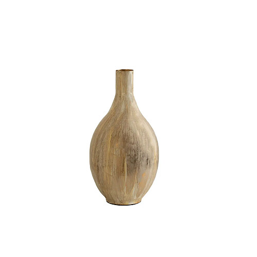 Vase Romimex Beige Aluminium 23 x 43 x 23 cm