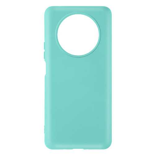 Avizar Coque Honor Magic 4 Lite Silicone Semi-rigide Soft-touch Fine Turquoise