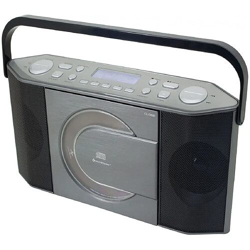 Soundmaster Radio portable avec Lecteur CD DAB+ FM gris noir