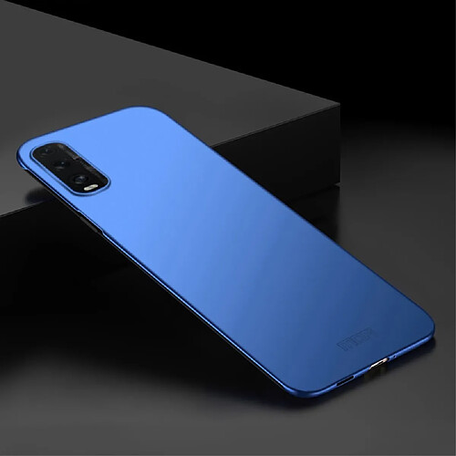 Mofi Coque en TPU bouclier mince mat rigide bleu pour votre Oppo Find X2