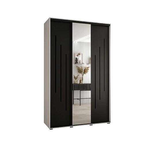 Abiks Meble Armoire DAVOS 9 À Portes Coulissantes 235,2/150/60 3 Portes