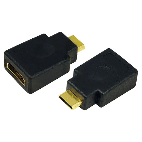 LogiLink Mini adaptateur, HDMI femelle - HDMI mâle, 19 pôles ()