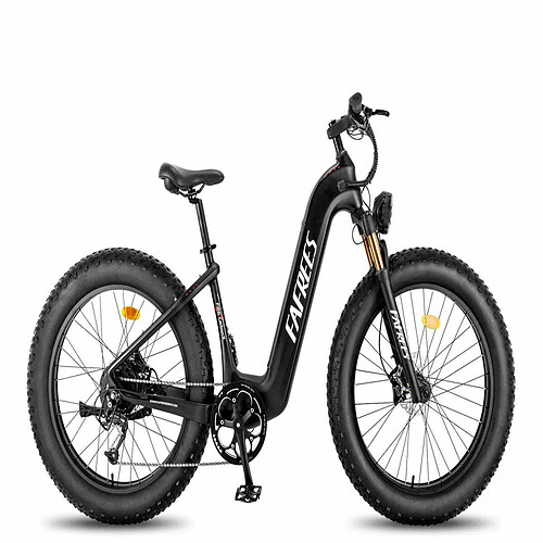 Vélo Électrique FAFREES F26 CarbonX | Moteur 1000W | Batterie 1080WH | Autonomie 90KM | Freins à Disque | Noir