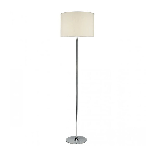 Luminaire Center Lampadaire Delta chrome poli 1 ampoule