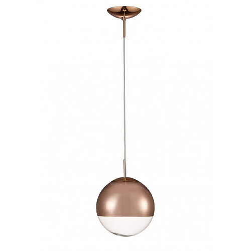 Luminaire Center Suspension Miranda Cuivre 1 ampoule 45cm