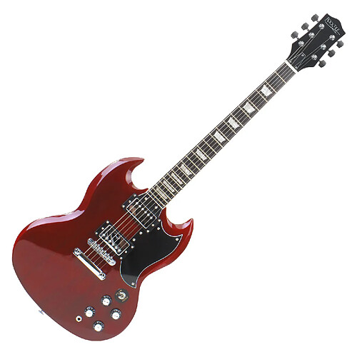 Rocktile Pro S-R guitare électrique (rouge)