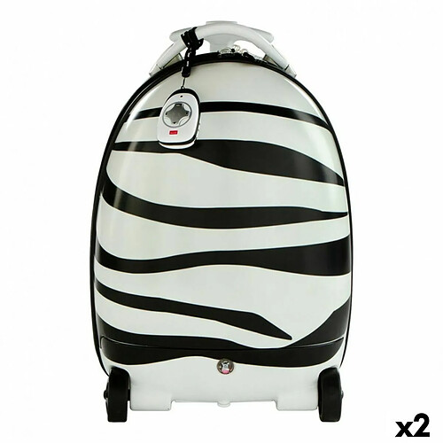 sac à dos Trolley Rastar Zèbre Enfant 2,4 GHz Télécommandé 5 kg (2 Unités)