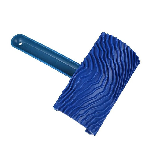 Wewoo Mur de brosse en bois de grain de poignée plastique ZZ0033 avec une d'art de relief d'imitation