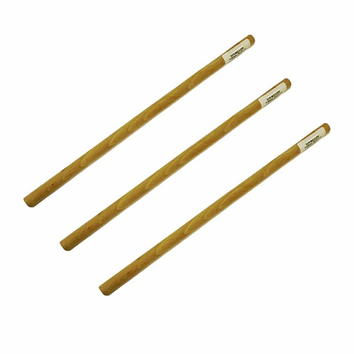 Graines Creatives 3 tourillons lisses en bois pour tissage mural 30 cm Ø 12 mm