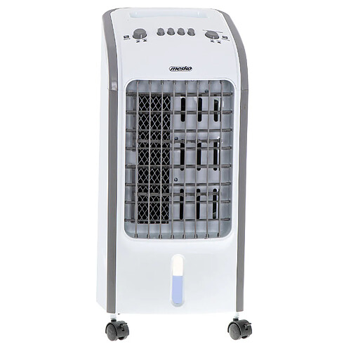 Refroidisseur d'air 4 Litres, 3 en 1, Air Cooler, Humidificateur, Purificateur, 350, Blanc, Mesko, MS 7918