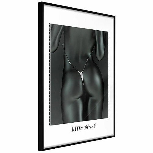 Paris Prix Affiche Murale Encadrée Beauty of the Female Body 40 x 60 cm Noir