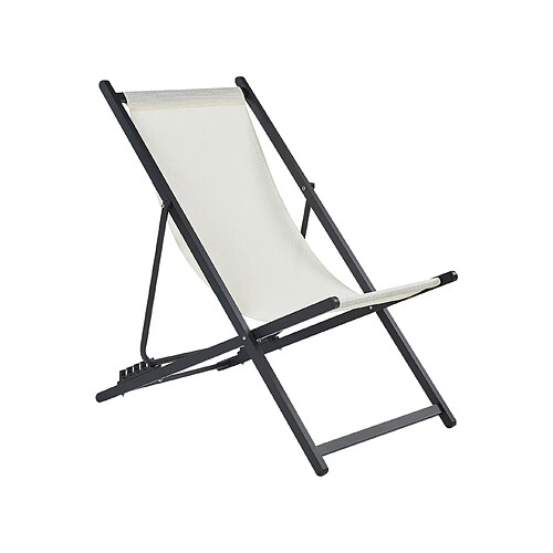 Beliani Chaise longue Crème LOCRI II