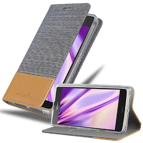 Cadorabo Coque Sony Xperia Z2 COMPACT Etui en Gris