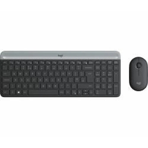 Logitech MK470 clavier RF sans fil QWERTZ Allemand Graphite (Logitech Desktop MK470 Wireless [DE] black)