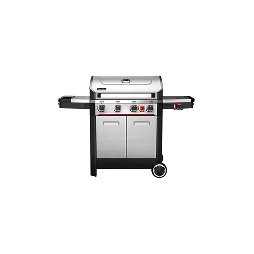 HAMSON Barbecue au gaz en inox 4 brûleurs Mercury inox