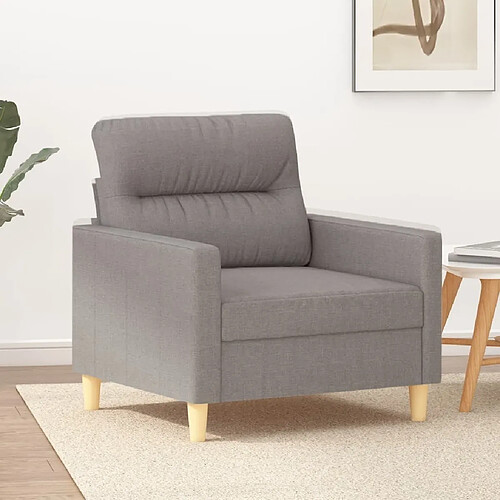 Maison Chic Fauteuil relax,Chaise pour salon Taupe 60 cm Tissu -MN38231