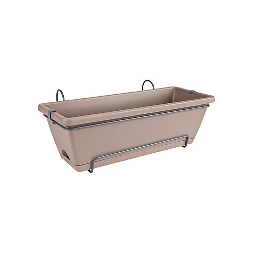 Balconnière en plastique elho Barcelona all in 1 - 50 x 20 cm - taupe