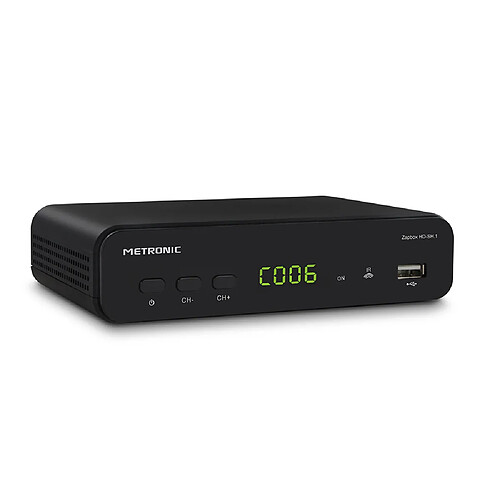 Metronic Décodeur TNT Zapbox HD-SH.1 HEVC - noir